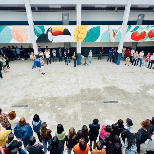 Centro Municipal de Ensino Roberto Silveira é reinaugurado após reforma em Pinheiral
